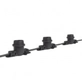 Гирлянда уличная Белт-лайт JazzWay PBL-S20/L06+1.5 Black 20 ламп E27 6м, шнур 1.5м IP65