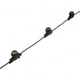 Гирлянда уличная Белт-лайт JazzWay PBL-S40/L24+1.5 Black 40 ламп E27 24м, шнур 1.5м IP65