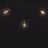 Гирлянда уличная Белт-лайт JazzWay PBL-S60/L18+1.5 Black 60 ламп E27 18м, шнур 1.5м IP65