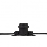 Гирлянда уличная Белт-лайт JazzWay PBL-S80/L48+1.5 Black 80 ламп E27 48м, шнур 1.5м IP65