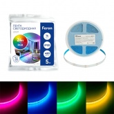 Светодиодная COB лента Feron LS531 480SMD(2110) 14Вт/м 24V RGB IP20 5000x8x1.8mm