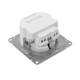 Механизм розетки EKF 2P+E 16А с USB-A+С со шторками Эпика белый