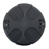 Лючок напольный EKF C-Line 2 под один механизм 45х45 (2 модуля) с коробкой для фальшпола