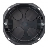 Лючок напольный EKF C-Line 2 под один механизм 45х45 (2 модуля) с коробкой для фальшпола