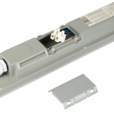 Светильник светодиодный SPP-202-0-65K-EL36 36W 6500K 4860Lm IP65 1200mm проходной, матовый с БАП 1ч.