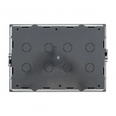 Лючок напольный с изменяемой глубиной EKF C-Line 24 12шт 45х45мм с приборной рамкой