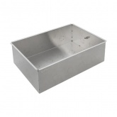 Напольная коробка EKF под лючок C-Line 16-24 нержавеющая сталь