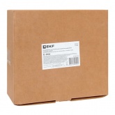 Встраиваемый настольный розеточный блок EKF выдвижной на 8 модулей C-Line черный