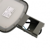 Консольный светодиодный светильник Feron SP3070 100W 5000K AC90-300V цвет серый IP66 d38-62mm