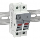 Предохранитель-разъединитель EKF DF 10х38 2П для плавких вставок типа ПВЦ с индикатором