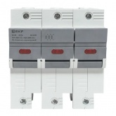 Предохранитель-разъединитель EKF DF 22х58 3П для плавких вставок типа ПВЦ с индикатором