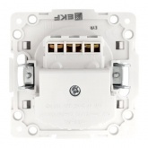 Механизм розетки EKF 2P+E 16А USB-А+C с защитными шторками Стокгольм белый