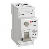 УЗО EKF PROxima ВД-100N 2П 16А 10мА тип AC 6кА (электромеханическое) (ВДТ)