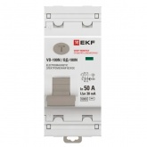 УЗО EKF PROxima ВД-100N 2П 50А 30мА тип AC 6кА (электромеханическое) (ВДТ)
