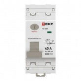 УЗО EKF PROxima ВД-100N 2П 40А 300мА тип AC 6кА (электромеханическое) (ВДТ)