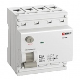 УЗО EKF PROxima ВД-100N 4П 32А 300мА тип AC 6кА (электромеханическое) (ВДТ)