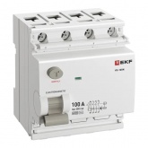 УЗО EKF PROxima ВД-100N 4П 100А 300мА тип AC 6кА (электромеханическое) (ВДТ)