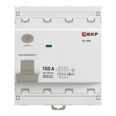УЗО EKF PROxima ВД-100N 4П 100А 100мА тип A 6кА (электромеханическое) (ВДТ)