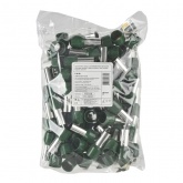 Наконечник кабельный ИЭК НШВИ 50-20 с изолированным фланцем оливковый Е50-20 [уп.100шт]