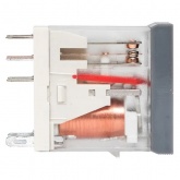 Реле промежуточное с кнопкой и механической индикацией EKF AVERES RPAt 22/2 8A 230В AC