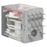 Реле промежуточное с кнопкой и механической индикацией EKF AVERES RPAt 22/4 5A 110В DC