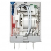 Реле промежуточное с кнопкой и механической индикацией EKF AVERES RPAt 22/4 5A 110В DC