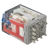 Реле промежуточное с кнопкой и механической индикацией EKF AVERES RPAt 22/4 5A 220В DC