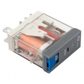 Реле промежуточное с кнопкой и механической индикацией EKF AVERES RPAt 25/1 12A 24В DC