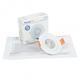 Светодиодный светильник Feron AL540 5W 4000K 400Lm белый, круглый встраиваемый d65/D75x16mm