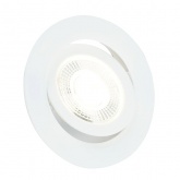 Светодиодный светильник Feron AL540 7W 4000K 560Lm белый, круглый встраиваемый d77/D90x16mm