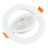 Светодиодный светильник Feron AL540 12W 4000K 960Lm белый, круглый встраиваемый d95/D115x16mm