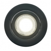 Светодиодный светильник Feron AL540 7W 4000K 560Lm черный, круглый встраиваемый d77/D90x16mm