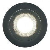 Светодиодный светильник Feron AL540 12W 4000K 960Lm черный, круглый встраиваемый d95/D115x16mm