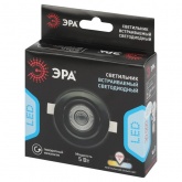 Светодиодный светильник ЭРА KL LED 25A-5 4K BK 5W 4000К круглый поворотный черный 5063079907880