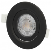 Светодиодный светильник ЭРА KL LED 25A-5 4K BK 5W 4000К круглый поворотный черный 5063079907880