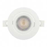 Светодиодный светильник ЭРА KL LED 25A-5 4K WH 5W 4000К круглый поворотный белый 5063079907927