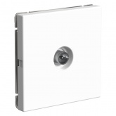 Розетка телевизионная SE ArtGallery простая белая