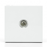 Розетка телевизионная SE ArtGallery простая белая