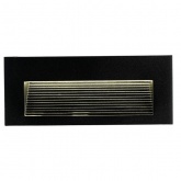 Светильник встраиваемый светодиодный LN012-1 5W 4000K 110-265V IP65 черный для подсветки ступеней