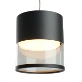 Светильник потолочный на подвесе Feron HL4548 под лампу GX53 230V max 12W черный D85x88mm