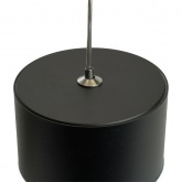 Светильник потолочный на подвесе Feron HL4548 под лампу GX53 230V max 12W черный D85x88mm