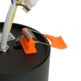 Светильник потолочный Feron HL454 под лампу GX53 230V max 12W черный D85x94mm