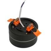 Светильник потолочный накладной / встраиваемый Feron HL455 GX53 230V max 12W черный D85x47mm