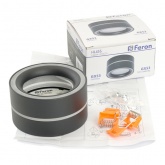 Светильник потолочный накладной / встраиваемый Feron HL455 GX53 230V max 12W черный D85x47mm