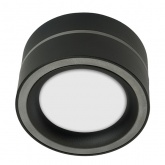 Светильник потолочный накладной / встраиваемый Feron HL455 GX53 230V max 12W черный D85x47mm