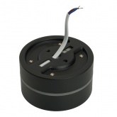 Светильник потолочный накладной / встраиваемый Feron HL455 GX53 230V max 12W черный D85x47mm