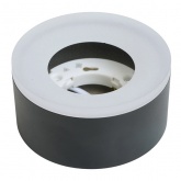 Светильник потолочный Feron HL456 под лампу GX53 230V max 12W черный D100x50mm