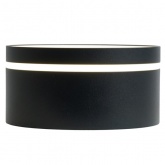 Светильник потолочный Feron HL457 под лампу GX53 230V max 12W черный D100x50mm