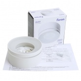 Светильник потолочный Feron HL457 под лампу GX53 230V max 12W белый D100x50mm