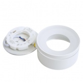 Светильник потолочный Feron HL457 под лампу GX53 230V max 12W белый D100x50mm